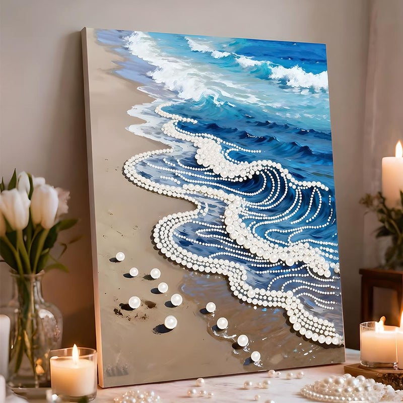 طقم رسم اللؤلؤ البلاستيكي ثلاثي الأبعاد DIY - Image 2